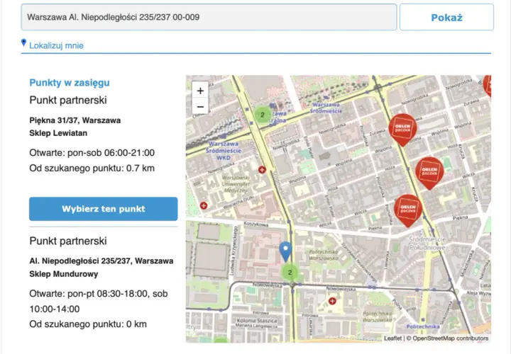 Gdzie wysłać paczkę Orlen? Znajdź najbliższe punkty nadania